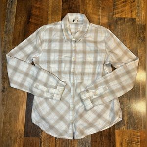Cozy Cream Plaid Button Down | We The Free Small